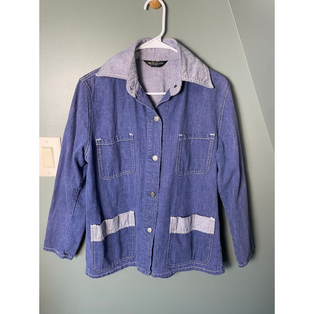 Vintage Styled in California Denim Hippie Chore Jacket. Great condition.